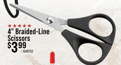 4" Braided-Line Scissors