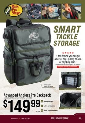 Bass Pro Shops Advanced Angler Pro Backpack