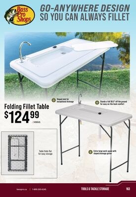 Bass Pro Shops Folding Fillet Table
