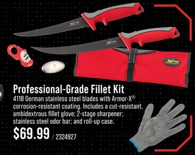 Bass Pro Shops XPS Professional-Grade Fillet Kit