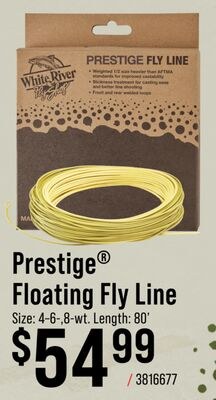 White River Fly Shop Prestige Floating Fly Line