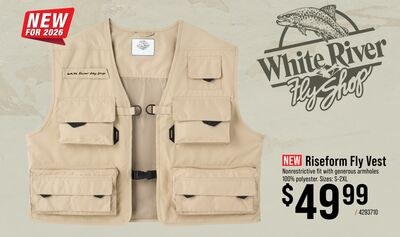 White River Fly Shop Riseform Fly Vest