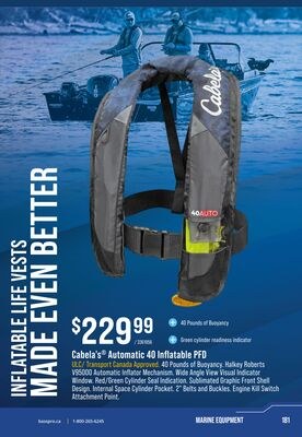 Cabela's® Automatic 40 Inflatable PFD