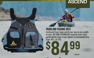 ASCEND PADDLING FISHING VEST