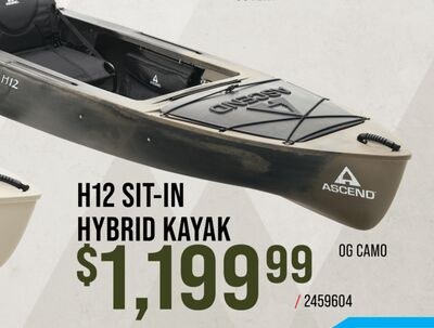 ASCEND H12 SIT-IN HYBRID KAYAK