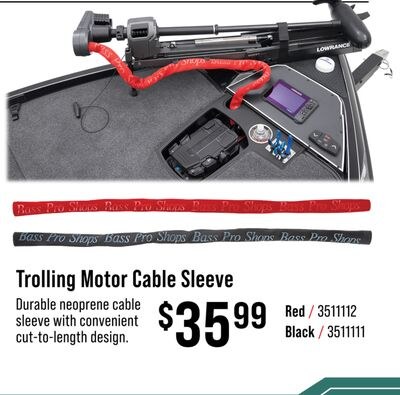 Bass Pro Shops Trolling Motor Cable Sleeve