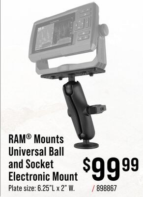 RAM Mounts Universal Ball and Socket Electronic…