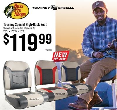 Bass Pro Shop Tourney Special High-Back Seat