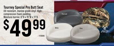 Tourney Special Pro Butt Seat