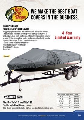 Bass Pro Shops WeatherSafe Travel Tite SD Trail…