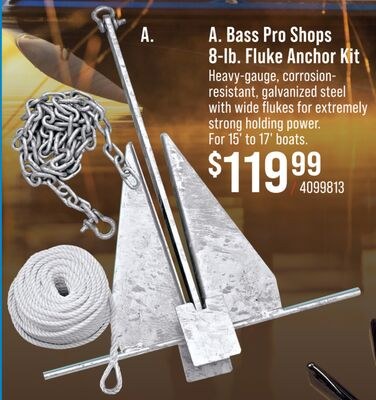 Bass Pro Shops 8-lb. Fluke Anchor Kit