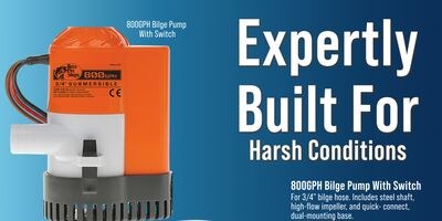 Bass Pro Shops 800GPH Bilge Pump With Switch