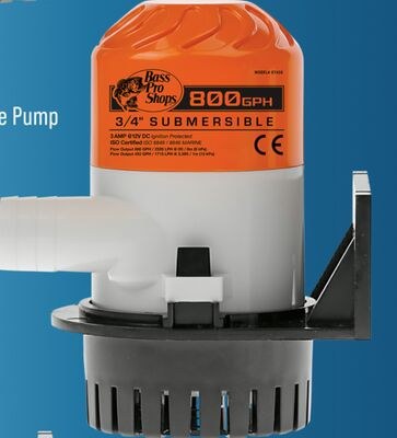 Bass Pro Shops 800GPH Bilge Pump With Switch