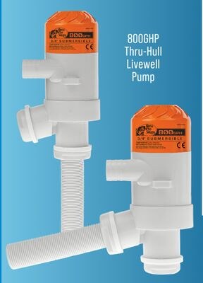 Bass Pro Shops 800GHP Thru-Hull Livewell Pump