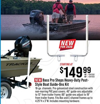 Tracker Bass Pro Shops Heavy-Duty Post-Style Bo…