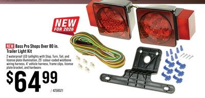 Bass Pro Shops Over 80 in. Trailer Light Kit