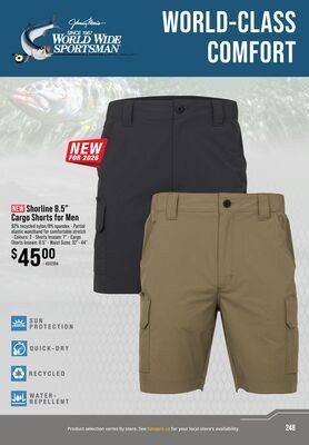 World Wide Sportsman Shortline 8.5" Cargo Short…