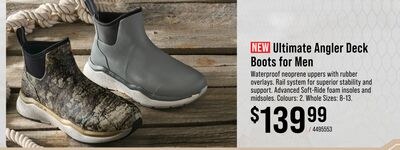 World Wide Sportsman Ultimate Angler Deck Boots…