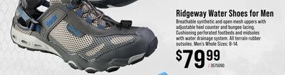 World Wide Sportsman Ridgeway Water Shoes for M…