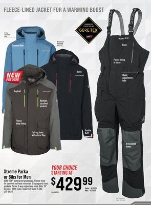 Guidewear Xtreme Parka or Bibs for Men
