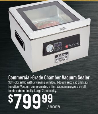 Cabela's Commercial-Grade Chamber Vacuum Sealer
