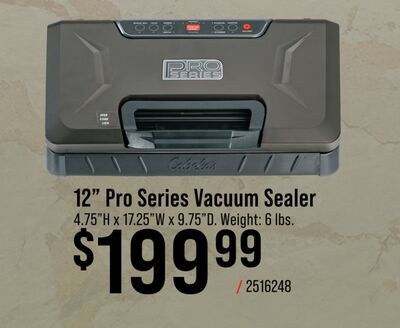Cabela's 12" Pro Series Vacuum Sealer
