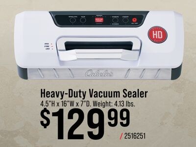 Cabela's Heavy-Duty Vacuum Sealer