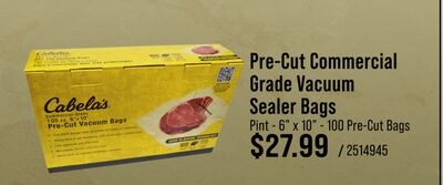 Cabela's Pre-Cut Commercial Grade Vacuum Sealer…