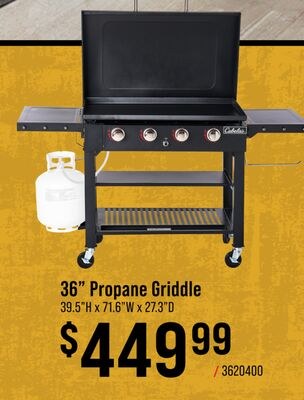 Cabela's 36" Propane Griddle