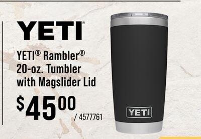 YETI Rambler 20-oz. Tumbler with Magslider Lid