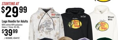 Bass Pro Shops Logo Hoodie for Adults