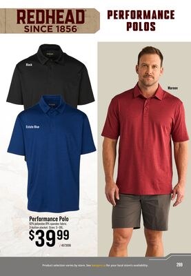 REDHEAD PERFORMANCE POLOS