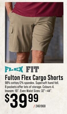 RedHead Fulton Flex Cargo Shorts