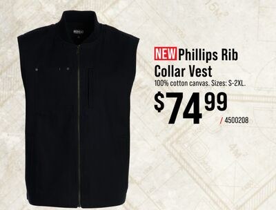 RedHead Phillips Rib Collar Vest