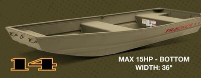 TRACKER BOATS ALL - WELDED GRIZZLY JONS MAX 15H…