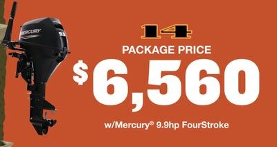 w/Mercury® 9.9hp FourStroke