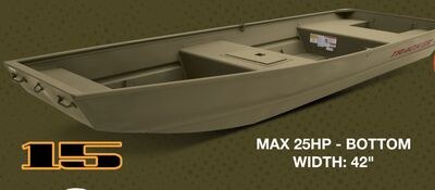 Tracker Mercury 15hp FourStoke