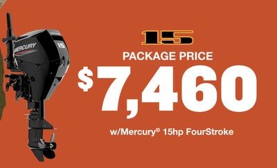 w/Mercury® 15hp FourStroke