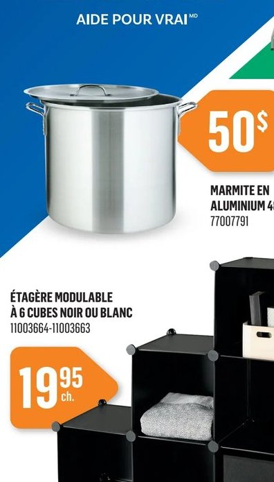 Marmite en aluminium