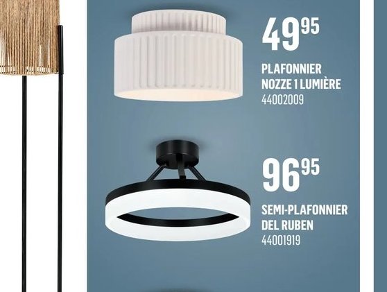 PLAFONNIER SOLEIA 1 LUMIÈRE