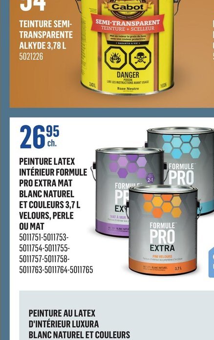 Teinture semi-transparente alkyde Cabot