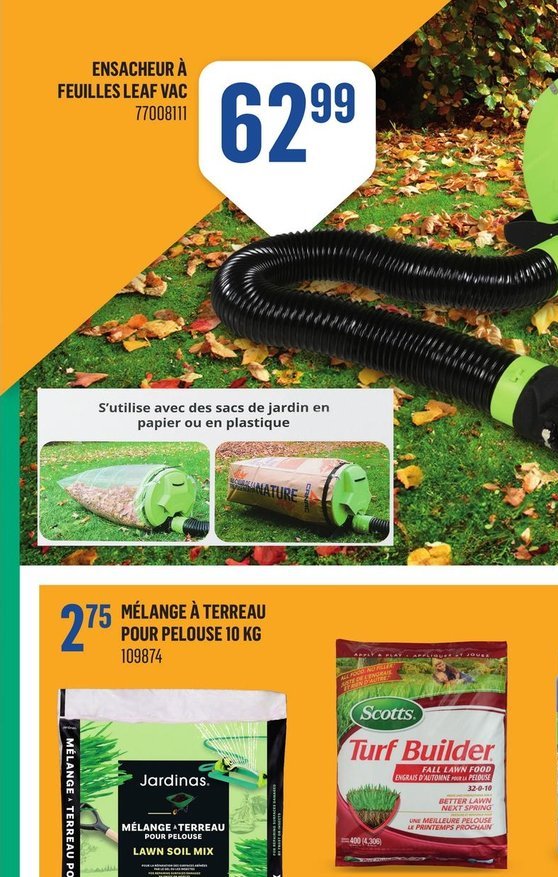 Ensacheur à feuilles Leaf Vac