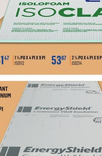 PANNEAU ISOLANT ISOCLAD
