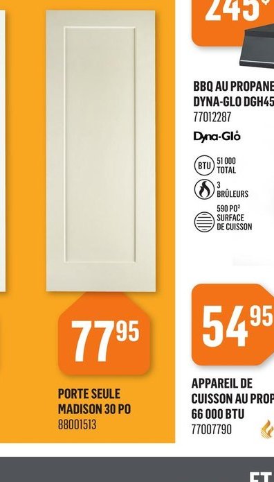 Porte seule Conmore 30 PO