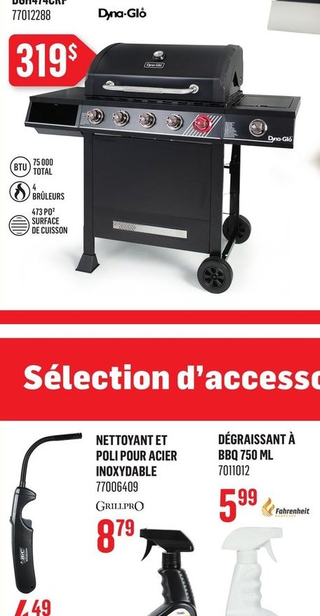 BBQ au Propane Dyna-Glo