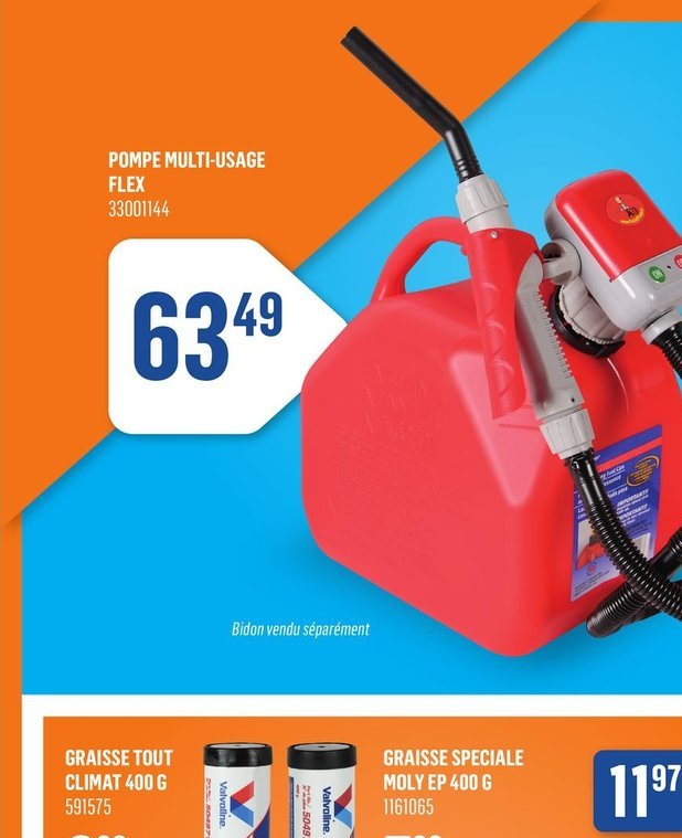 POMPE MULTI-USAGE FLEX