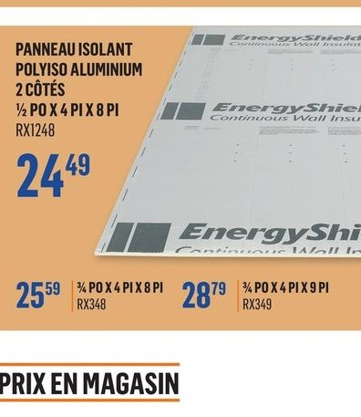 Panneau isolant ISOCLAD