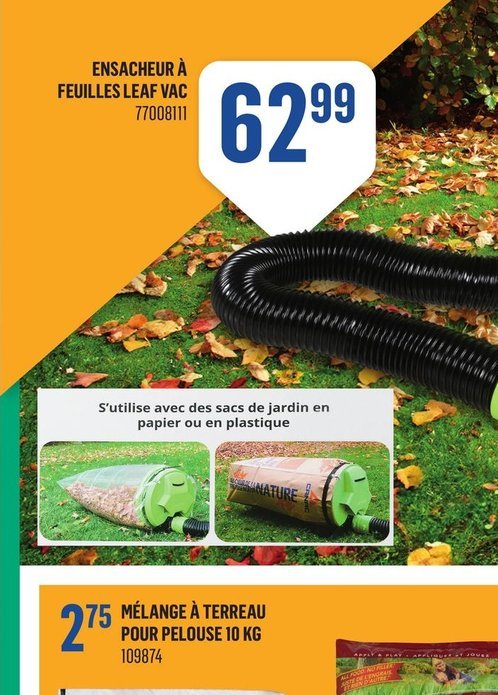 Ensacheur à feuilles Leaf Vac