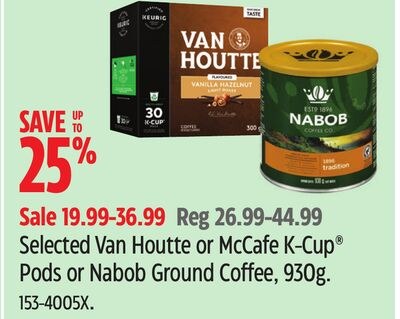 Selected Van Houtte or McCafe K-Cup® Pods or Na…