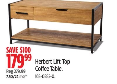 CANVAS Herbert Lift-Top Coffee Table.